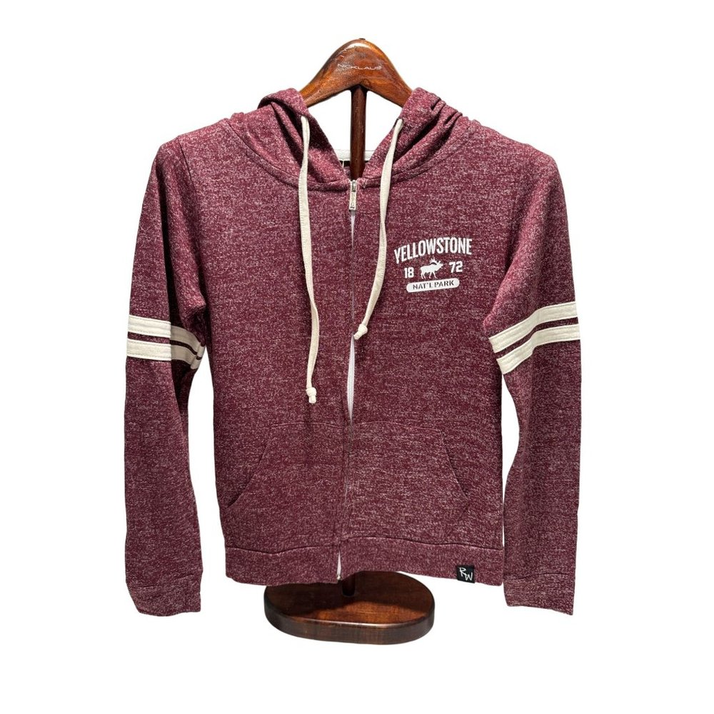 Yellowstone Hoodie by Ragwear Children Small Zip Up Sweatshirt New W/Tags Mauve